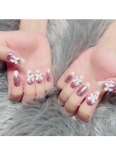 u.Neek【ユニーク】長さだし/スカルプ/定額/持ち込み/海外風/ベイビーブーマー/【ジェル】オーダーデザイン