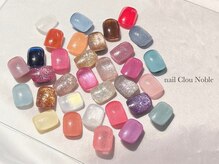 ネイルクルーノーヴル(nail Clou Noble)の雰囲気（カラーは100色以上☆マグネットも豊富にご用意しております。）