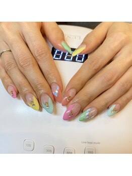 セカンドハウス(second house)/5色使うフレンチネイル☆