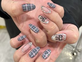 チェック&リボン　byアサカワ