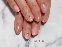 ネイルアトリエルカ(nail atelier LUCA)/M-660 ぷっくりフラワーネイル