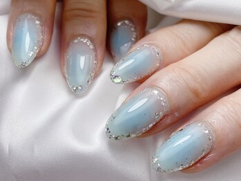 エアブラシチークネイル