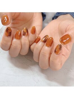 ブラン(blanc)/べっこうカラーネイル