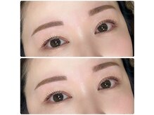 ピュア(pur.)/美眉wax間引き付+まつ毛パーマ