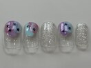 ラメ星個性派青紫¥5000