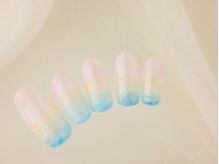ヴァンネイル(VINGT NAIL nail&eye beauty)/爽やかニュアンスネイル