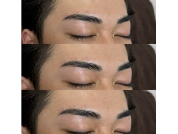 マカナニラッシュ(MAKANANI LASH)の写真/【男性も大歓迎♪】眉でお顔の印象が激変！第一印象がグッとUP◎高技術×提案力で理想の美眉毛に…◎