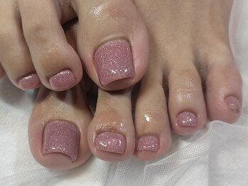 ネイルズカフェアン 姫路駅前店(nails cafe an)/foot onecolor