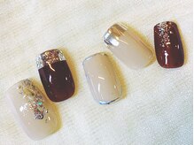 ネイルマジック 仙台一番町店(NAIL MAJIC)/変形フレンチネイル★オーダー