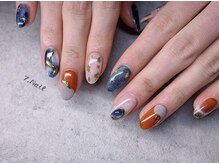 ナナネイル(7.Nail)/インパクトカラフルニュアンス
