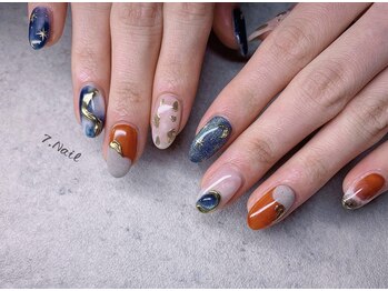 ナナネイル(7.Nail)/インパクトカラフルニュアンス