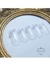 ピオニーネイル(peony nail)/フレンチネイル