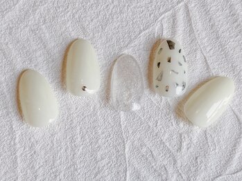 ネイルサロン エムズ(Nail Salon M's)/涼し気シェルネイル
