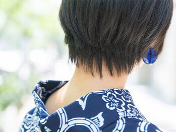 ケステル(K-stel)の写真/浴衣や水着姿のうなじ・背中を美しく☆オーダーメイド脱毛であなたに似合うデザインへ！脇の下や二の腕も◎