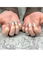 マグネットネイルグラデーション