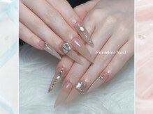 ピオミエルネイル 新宿(pio miel nail)/クールビジューネイル