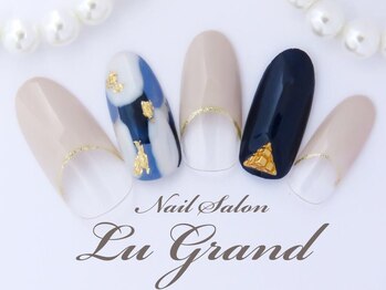 ルグラン(LU GRAND)/塗りかけ風アート