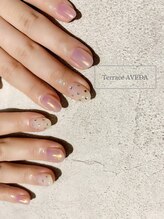 テラスアヴェダ 心斎橋店(Terrace AVEDA)/オーロラミラーネイル