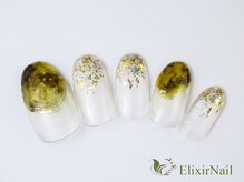 エリクサーネイル 渋谷(Elixir Nail)/定額aシンプル/クーポン使用