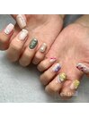 ちぐはぐネイル