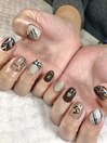 バレンタインチョコネイル¥8800