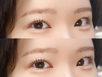 イコール 静岡店(equal)/韓国風束感まつげパーマ/眉毛