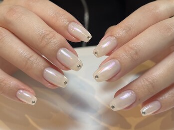 オーロラミラーネイル