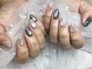 うる艶水滴ネイル♪