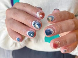 韓国もやもやブルーニュアンス