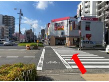 産後骨盤矯正ダイエットセンター 天王寺 阿倍野/昭和町駅からの道順Aの４