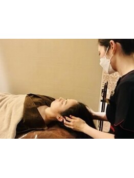 ヘッドスパで癒されたい