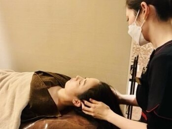 キュート 本店の写真/≪リボーン・ヘッド・セラピー45分¥9900→¥5500≫寝落ち必須!!ツボを捉えた極上のヘッドスパで癒されて♪