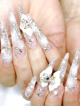 ボブネイル(BOB NAIL)の写真/【スカルプ(クリア)+ジェル定額180分¥12960～】理想通りに仕上げる再現力の高さは圧巻！モチの良さも◎