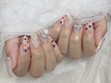 モカ 心斎橋(moca by Lee)/【Aina】キラキラハートネイル