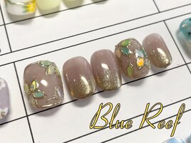 ホログラムフラワーネイル