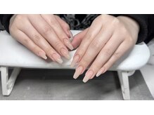 キアラネイルサロン/チップ長さだしワンカラー 