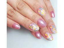 爪ソウシャイン(爪 SO SHINE)/カラフルフラワー★