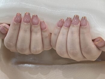 ルレーブ(LE REVE)/ミラーフレンチネイル