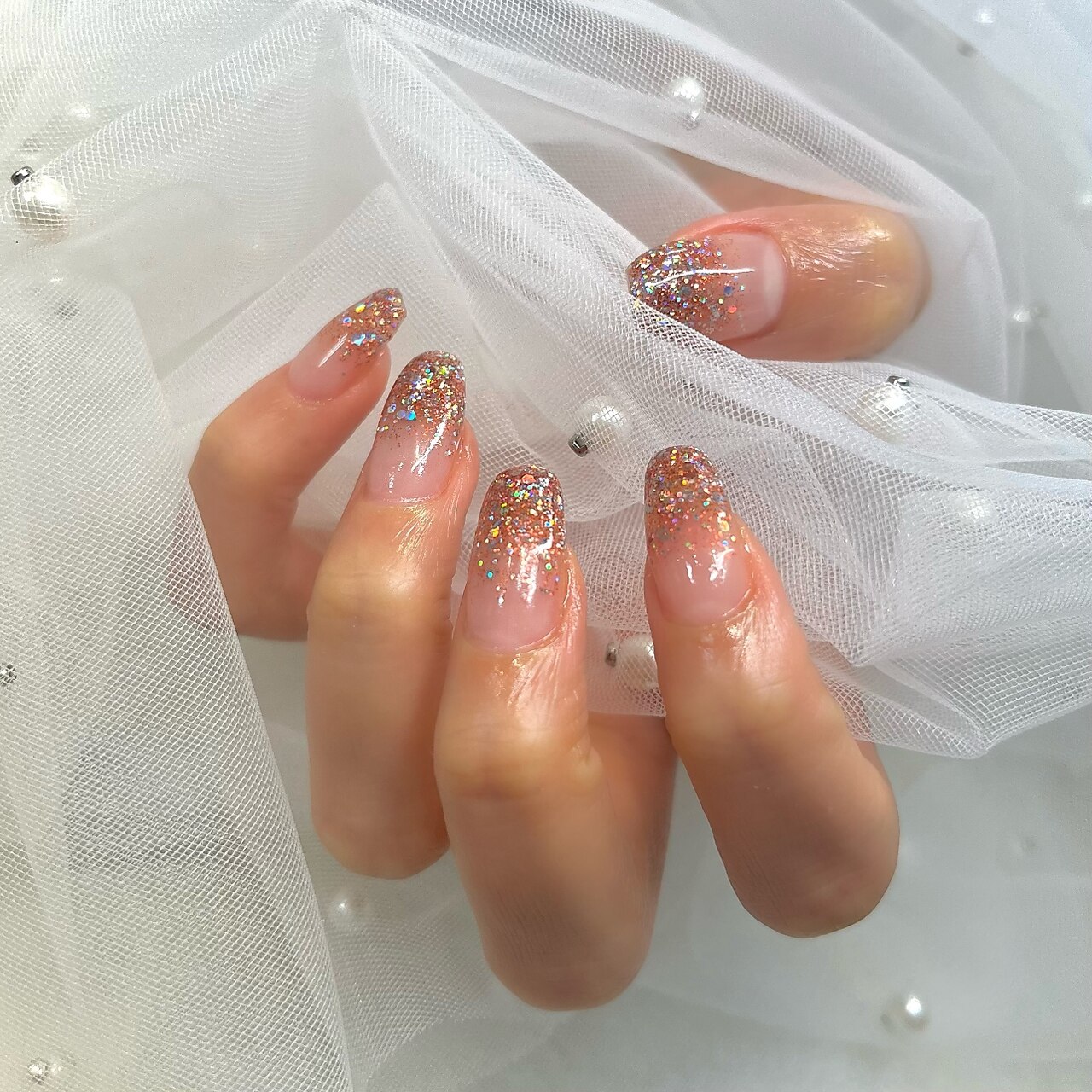 【ご新規様】ハンド/ラメグラデーション\5000→4500