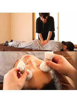 琳然の写真/全国希少＼タイSENヘッドセラピー／温めたハーブボールと手技で頭痛・眼精疲労・小顔に特化◎