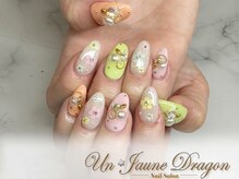 アン ジョーヌドラゴ/【自爪ネイル】お花ネイル