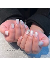 ハートホロネイル