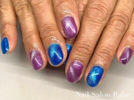 パープルネイル/ブルーネイル