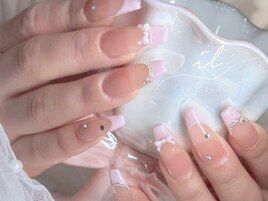 パステルフレンチネイル