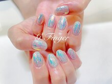 ジーフィンガー 大井町店(G Finger)/キラキラMAX!オーロラネイル