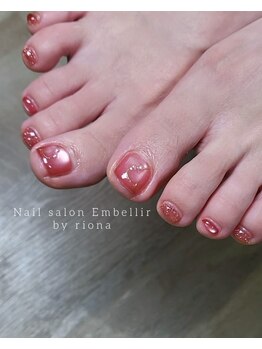 アンベリール(Embellir)/フットネイル定額親指アート
