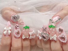 ジョアアンジェ 心斎橋店(joie ange)/つけ放題/持ち込み/いちごネイル