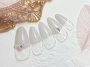 シンプルフレンチネイル