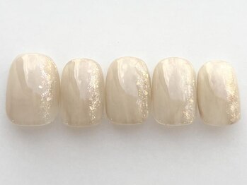 アイネイルズ 池袋店(I-nails)/ベージュラメ