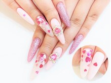ネイルコレクション ピンク(Nail Collection Pink)/ロングスカルプ放題♪ハート